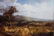 Theodore Fourmois Landscape in the Ardennes oil painting artist
